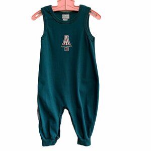 Vintage Carter's Jade Green American Flag Heritage Romper 18-24 Months